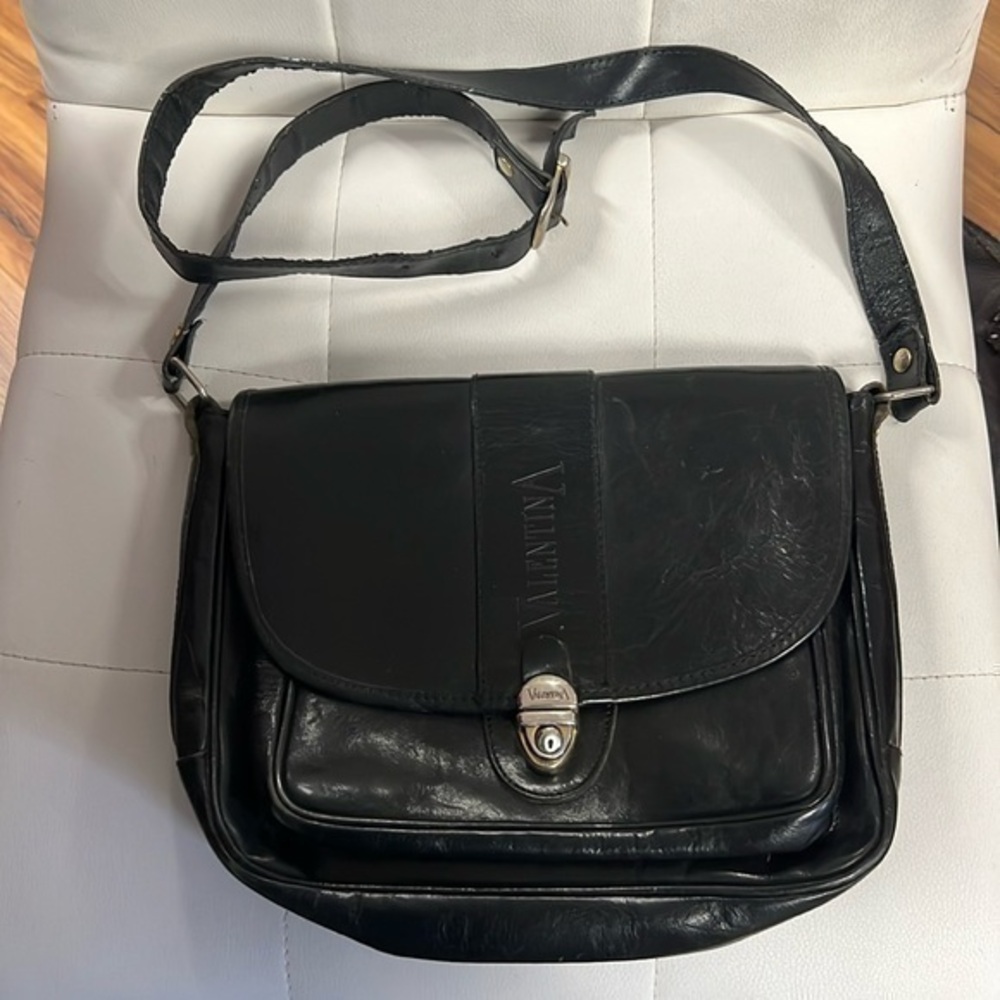 Valentina black purse very minor wear for age